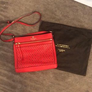 Kate Spade Red Cross Body bag with dust bag